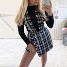 High-Waist Rock mit Träger-wedress.ch-Black-S-wedress.ch