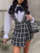High-Waist Rock mit Träger-wedress.ch-Black-S-wedress.ch